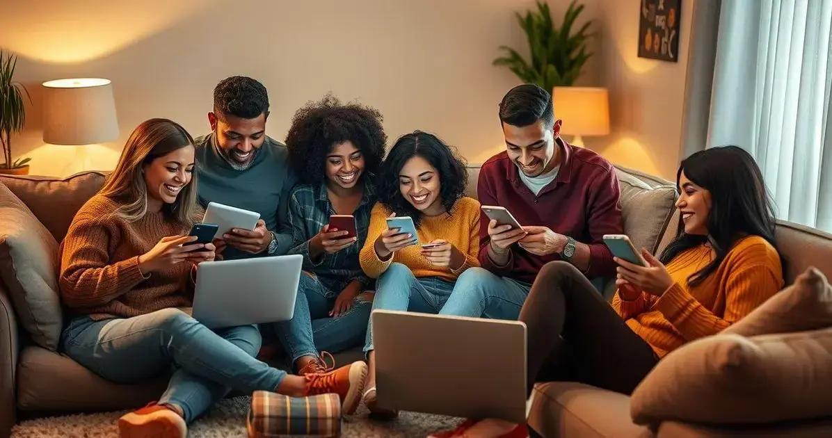 Engajamento nas redes sociais